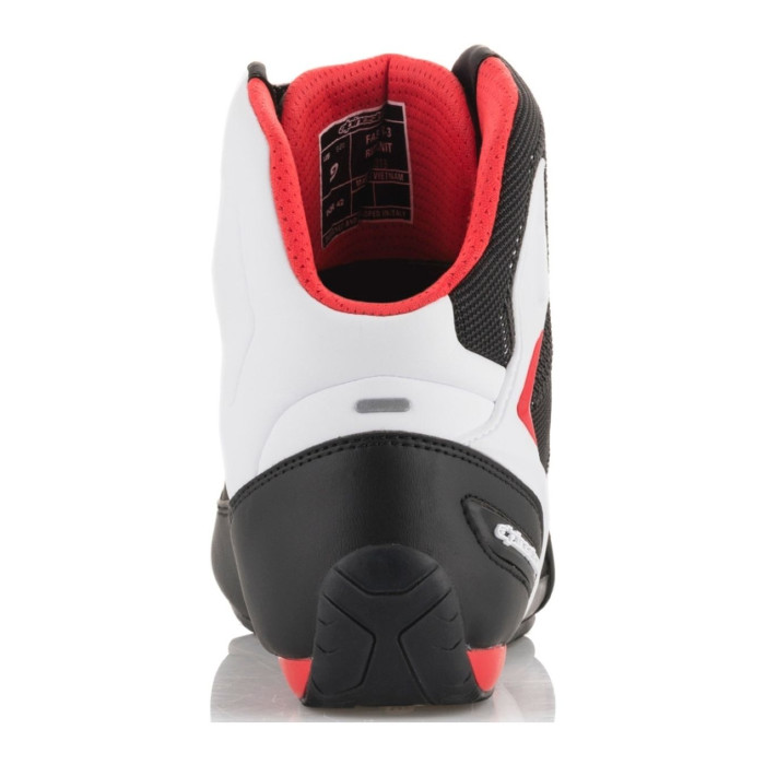 Scarpe Touring Alpinestars Faster-3 Rideknit Black White Red