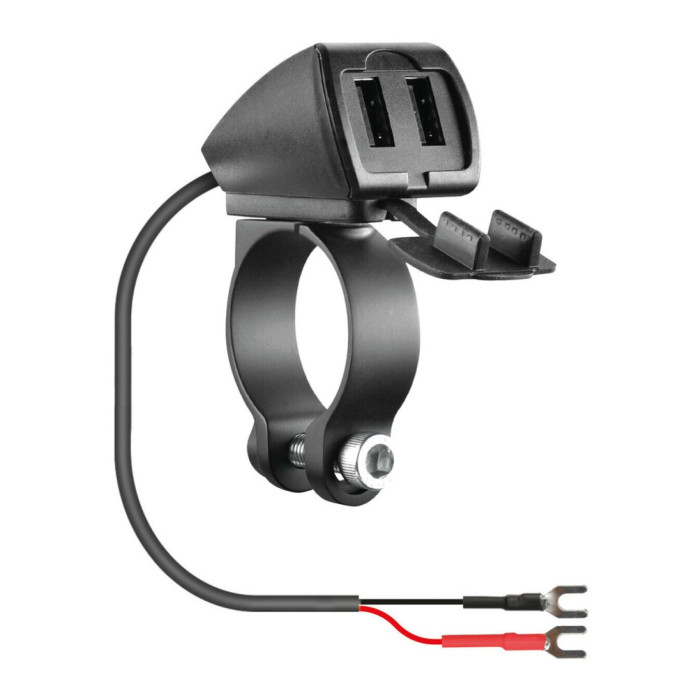Lampa Doppio Caricatore Usb Trek Optiline 12/24v 3 Attacchi