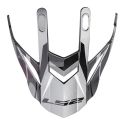 Frontino Ls2 Per Casco Mx436 Evo Knight Titanium White