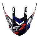 Frontino Ls2 Per Casco Mx437 Strong White Blue Red