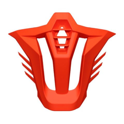 Ls2 Mx702/mx708 Air Vent Chin Matt H-v Orange Red