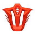 Ls2 Mx702/mx708 Air Vent Chin Matt H-v Orange Red