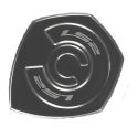 Ls2 Ff901 Plate Chin Bar Carbon Metal