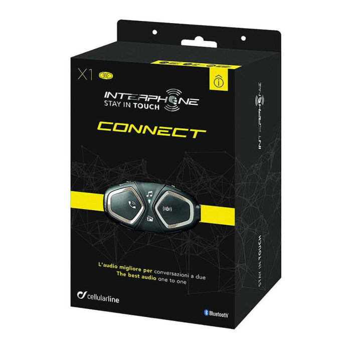 Cellular Line Connect - Pack Singolo Conferenza Pilota Passeggero