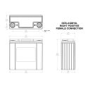 Batteria Odyssey Ods-agm16l (ex Pc680) Agm Extreme Series 16 Ah.