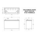 Batteria Odyssey Ods-agm30e (ex Pc950) Agm Extreme Series 34 Ah.