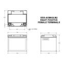 Batteria Odyssey Ods-agm42lmj (ex Pc1200mj) Agm Extreme Series 42 Ah.