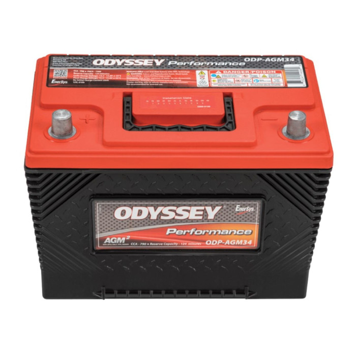 Batteria Odyssey Odp-agm34 (ex 34-790) Agm Performance Auto 61 Ah.