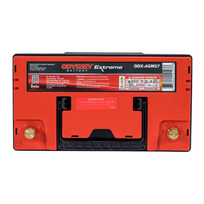 Batteria Odyssey Odx-agm27 Agm Extreme Series 92 Ah.