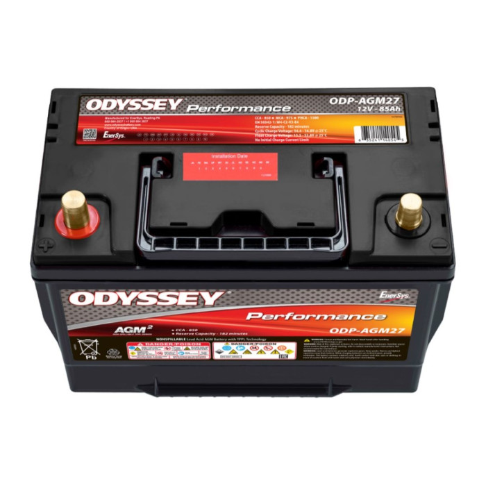 Batteria Odyssey Odp-agm27 (ex 27-850) Agm Performace Auto 85 Ah.