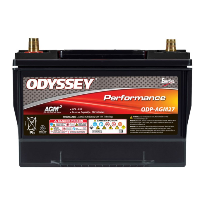 Batteria Odyssey Odp-agm27 (ex 27-850) Agm Performace Auto 85 Ah.