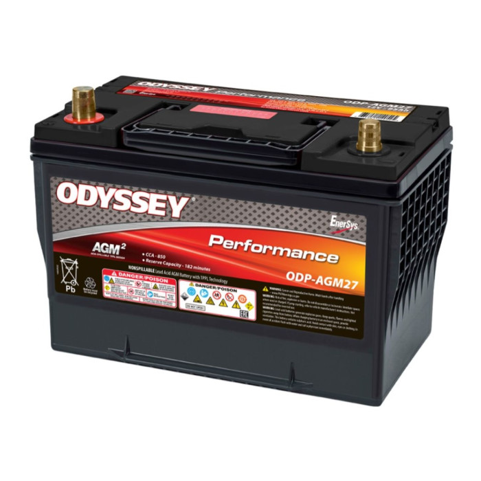 Batteria Odyssey Odp-agm27 (ex 27-850) Agm Performace Auto 85 Ah.