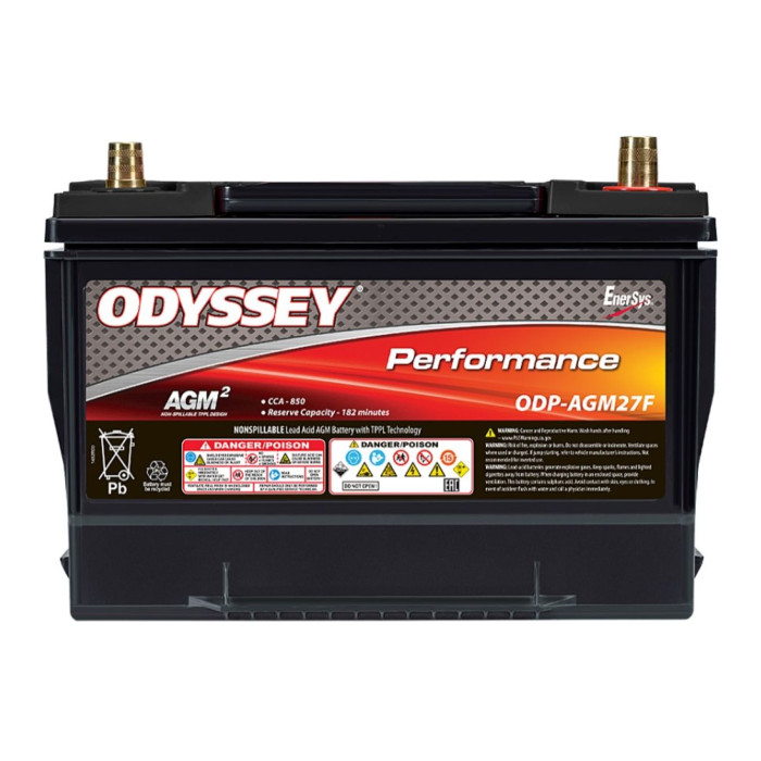 Batteria Odyssey Odp-agm27f (ex 27f-850) Agm Performace Auto 85 Ah.