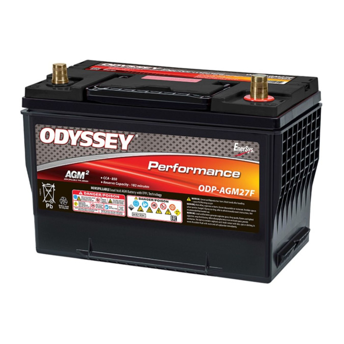 Batteria Odyssey Odp-agm27f (ex 27f-850) Agm Performace Auto 85 Ah.
