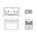 Batteria Odyssey Odx-agm31m (ex 31m-pc2150) Agm Nautica E Diporto 100 Ah