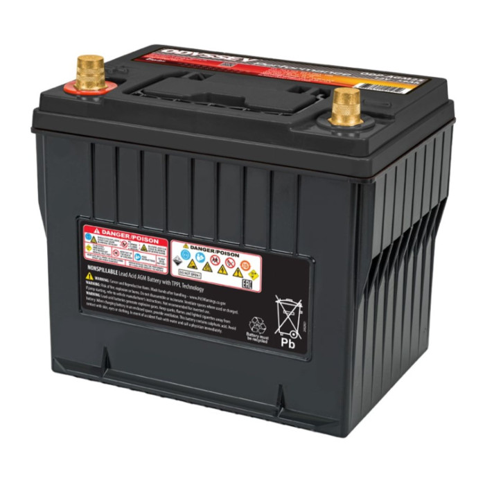 Batteria Odyssey Odp-agm25 (ex 25-675) Agm Performace Auto 59 Ah.