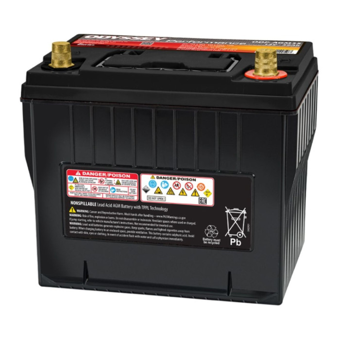 Batteria Odyssey Odp-agm35 (ex 35-675) Agm Performance Auto 59 Ah.