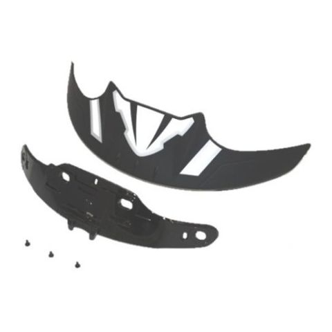 Shoei Nxr/rf1200 Top Air Outlet Marq Black Ant