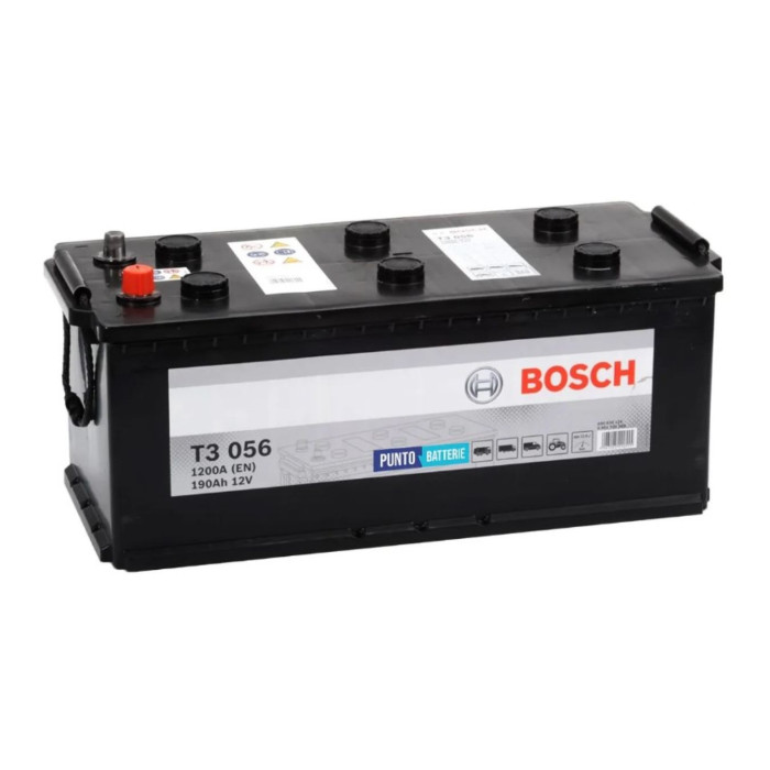 Batteria Bosch T3 056 12 V 190 Ah. 1200 A.