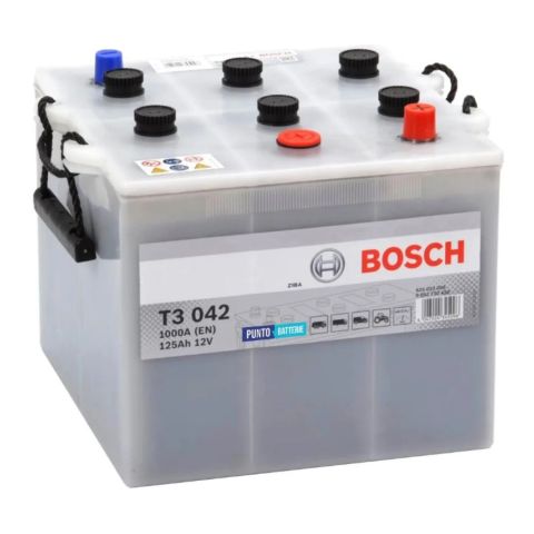 Batteria Bosch T3 043 12 V 125 Ah. 1000 A.