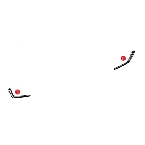 Givi Z6573cr Coppia Modanature Cromate, Fondo V58