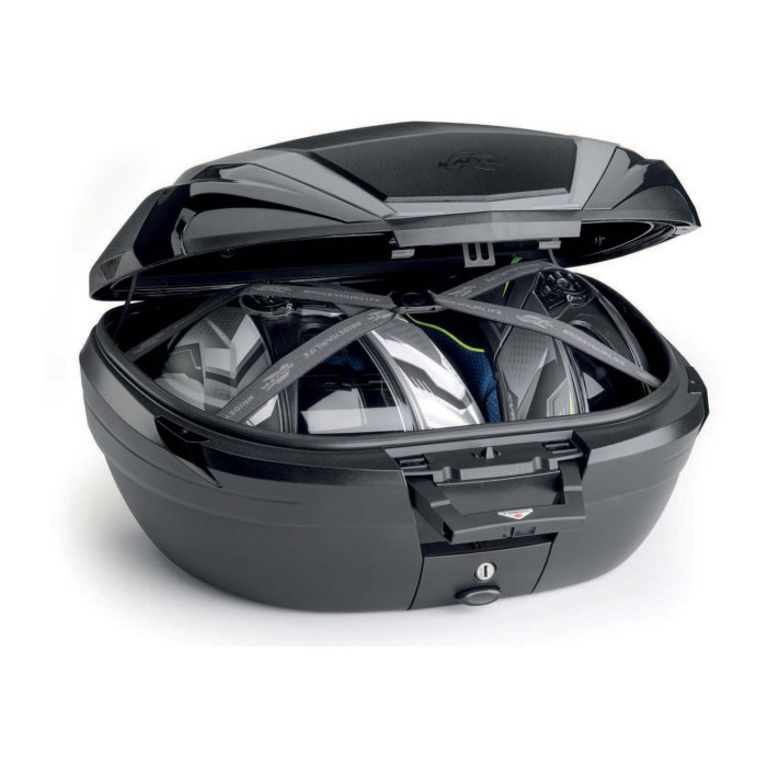 Valigia 56lt Kappa K5600nn Cover Grigia Catadiottri Neri