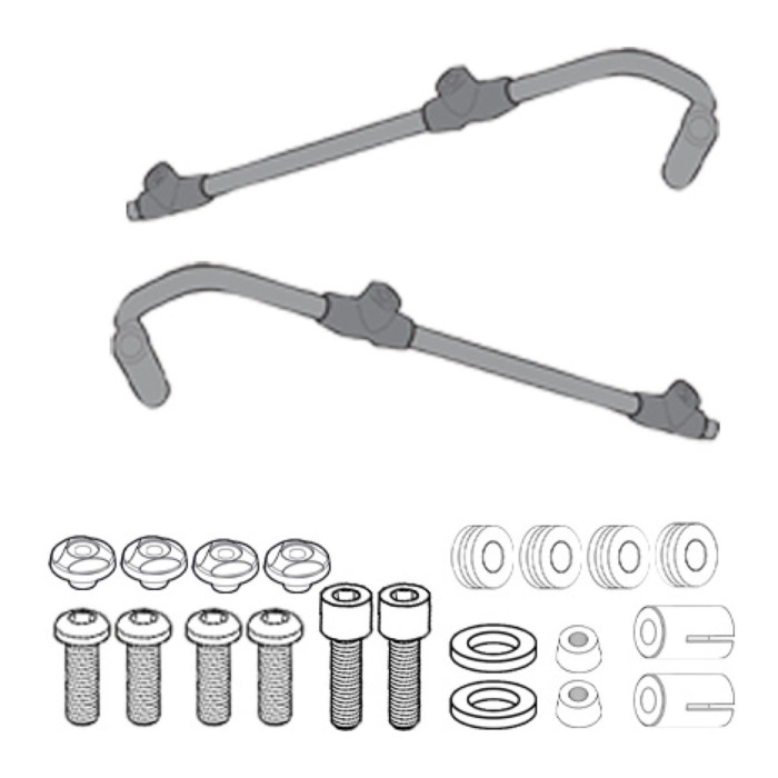 Givi Fixations P.Beverly 125ie 300i - Medley 125-150 (16) Réf. A5606a