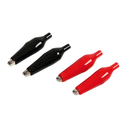 Set of 4 Isolated Battery Clips