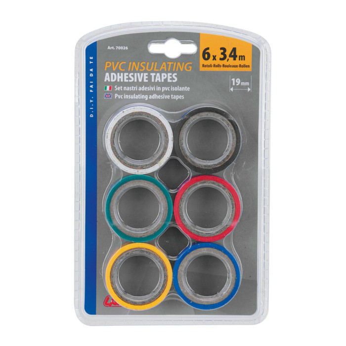 Set of 6 adhesive tapes