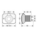 Doppia Presa Usb Ext8 12/24v