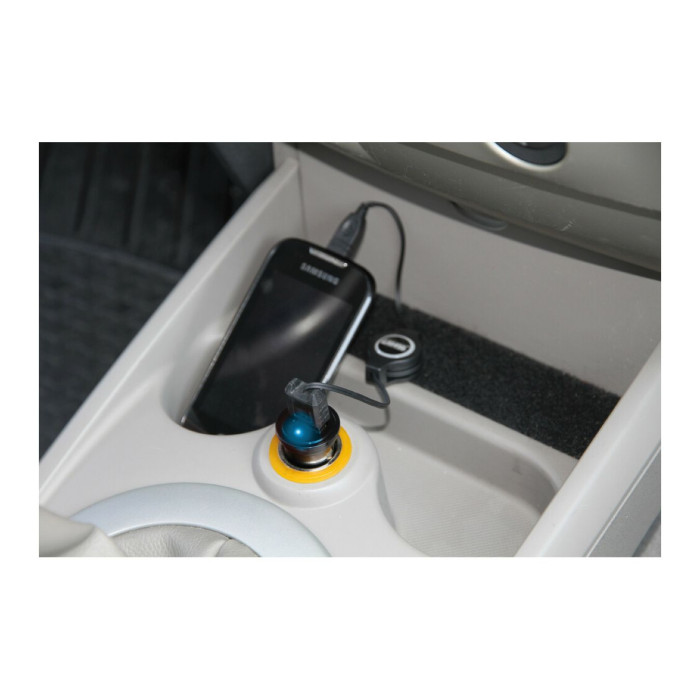 Prise USB enfichable, 600mA 12/24V