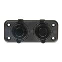Double prise d’alimentation Ext2 12/24V étanche