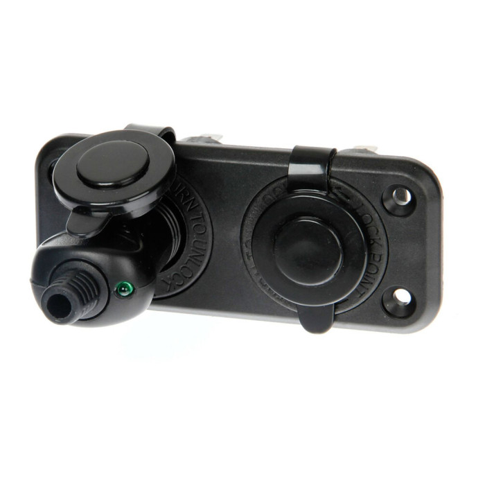 Doppia Presa Di Corrente Ext2 12/24v Impermeabile