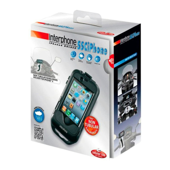 Supporto Iphone 4 Per Manubri Non Tubolari Cellular Line Smiphone4