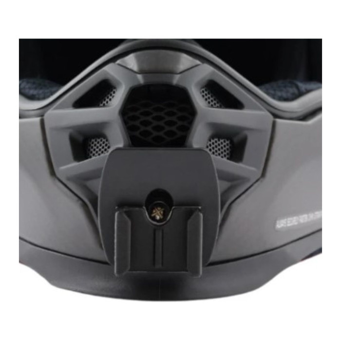 Adf-9000 Air Action Cam Mount Plate (mouth Vent) Black