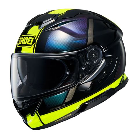 Casco Integrale Shoei Gt-air 3 Scenario Tc3 Nero Giallo Fluo