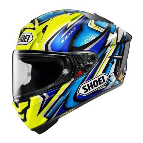 Casco Shoei X-spr Pro Daijiro Tc3 Giallo Blu
