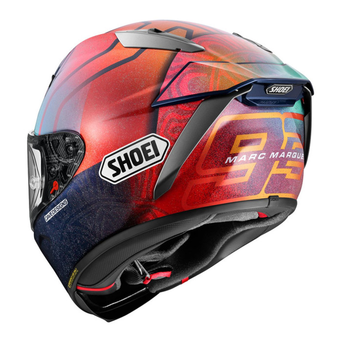 Casco Shoei X-spr Pro Marquez Holi Tc1 Blu Arancio Rosa