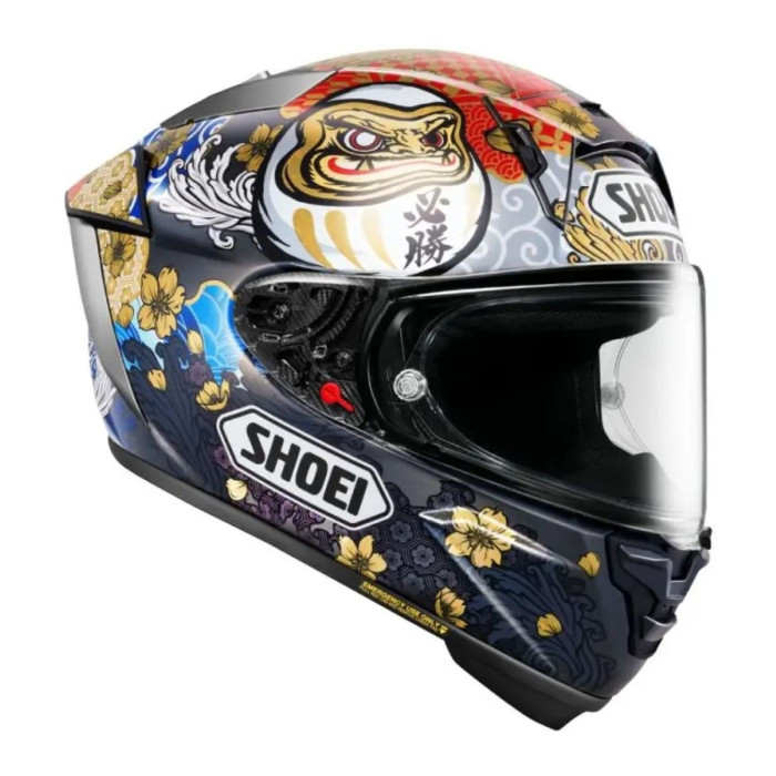 Casco Shoei X-spr Pro Marquez Motegi 5 Tc1 Grigio Rosso Blu