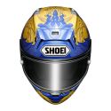 Casco Shoei X-spr Pro Marquez Thai Tc2 Blu Oro