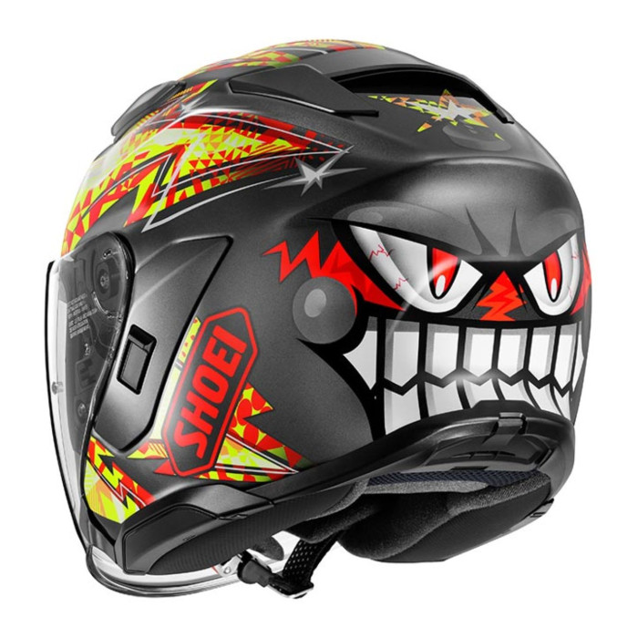 Casco Shoei J-cruise 3 Inspired Tc1 Giallo Rosso Nero