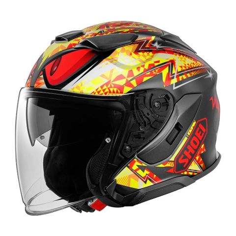 Casco Shoei J-cruise 3 Inspired Tc1 Giallo Rosso Ner
