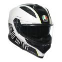 Casco Integrale Agv K7 In Fibra Super 46 White Black