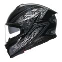 Casco Integrale Agv K7 In Fibra Damascus Black/silver