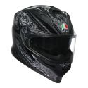 Casco Integrale Agv K7 In Fibra Damascus Black/silver