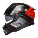Casco Integrale Agv K7 In Fibra Kyber Matt Black/red