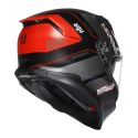 Casco Integrale Agv K7 In Fibra Kyber Matt Black/red
