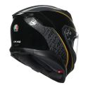 Casco Integrale Agv K7 In Fibra Flow 46 Yellow Grey