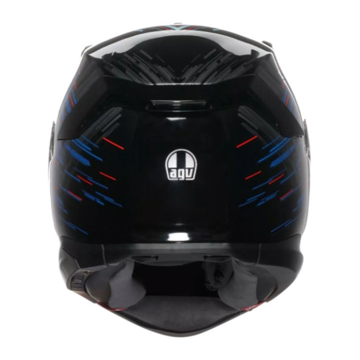 Casco Integrale Agv K7 In Fibra Genisys Matt Black/blue/grey