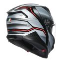 Casco Integrale Agv K7 In Fibra Jaeger Black/silver